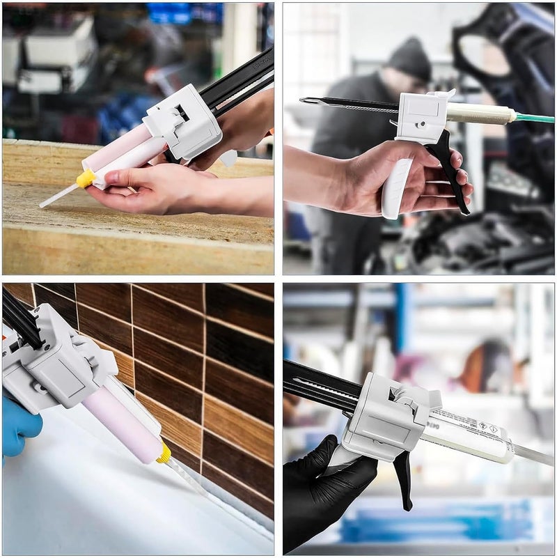 anquanhepro Dispenser Gun, 50ml Dispensing Gun Kit Impression Mixing Dispensing Dispenser AB Gun 1:1/1:2/10:1 or 55ML Single (55CC-1:0) - Image 5